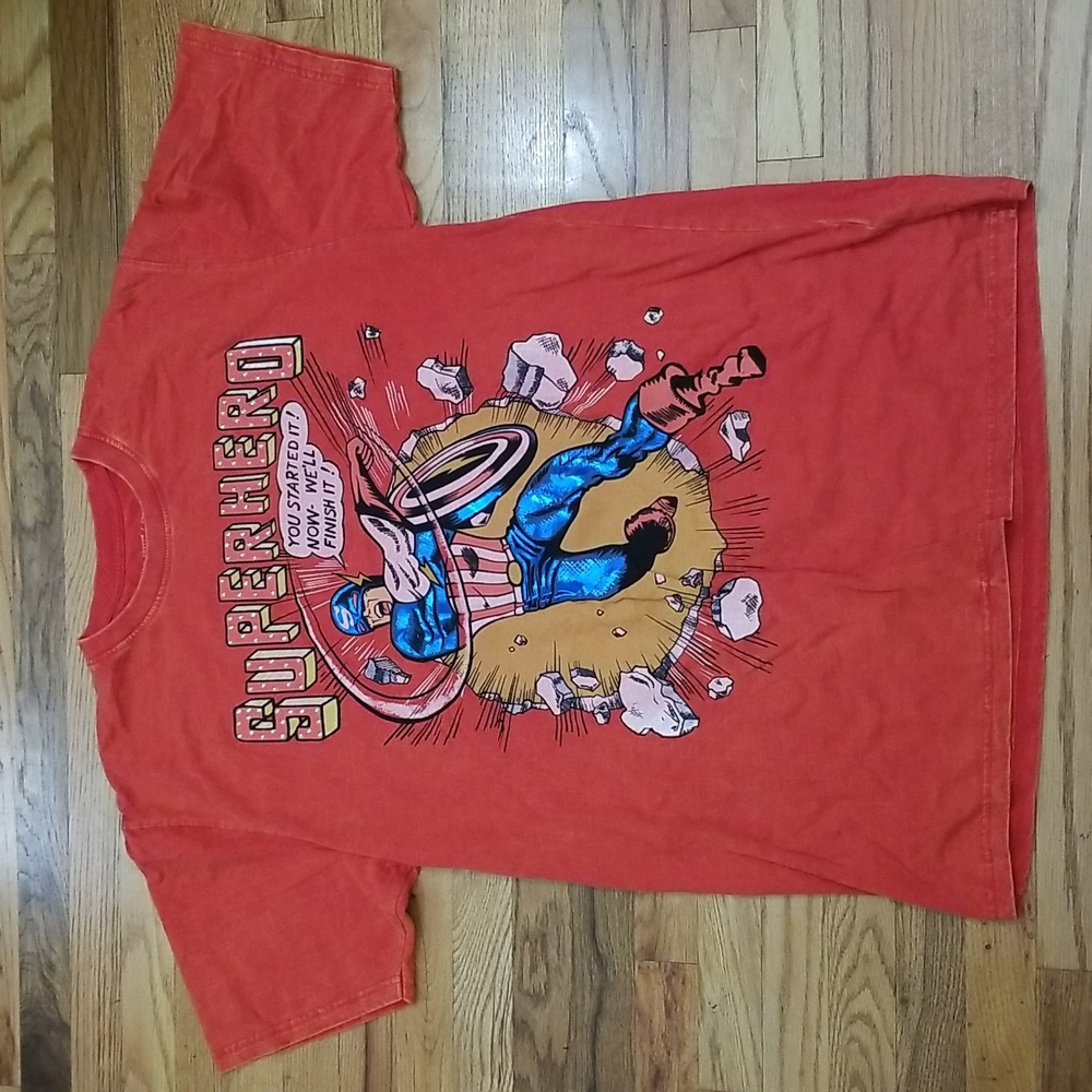 Montreal vintage studded Superhero t shirt